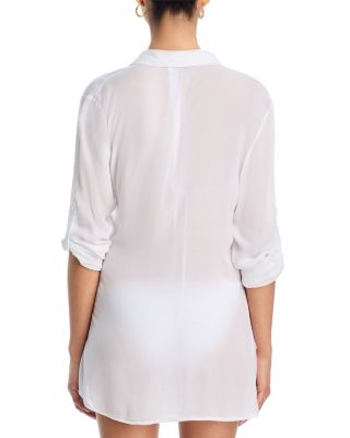 Wrap Shirt Swim Cover-Up - Exclusive