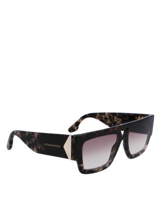 Plaque Square Sunglasses, 55mm
