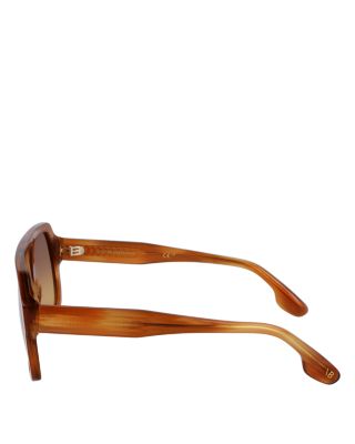 Chain Rectangular Sunglasses, 53mm