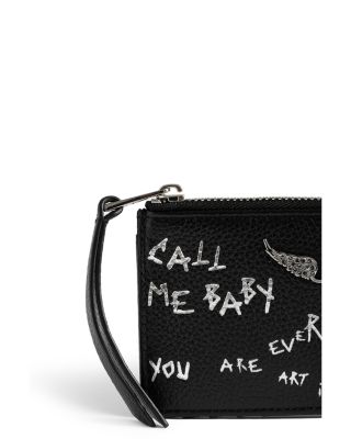 ZV Graffiti Leather Card Holder