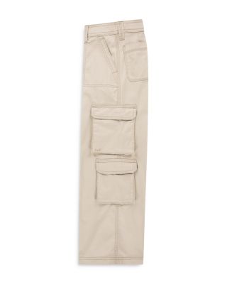 Girls' High Rise Woven Cargo Wide Leg Pants - Little Kid, Big Kid