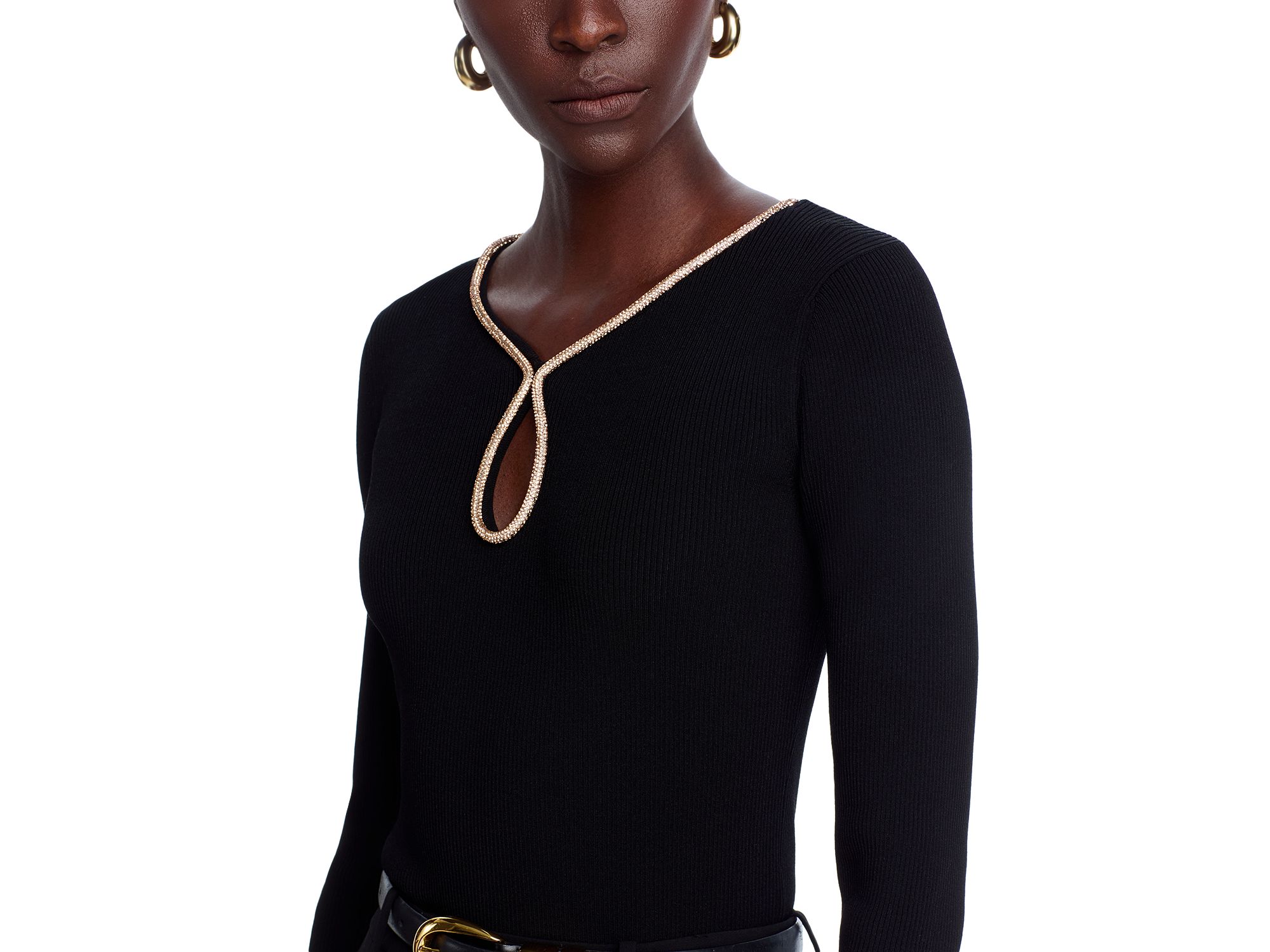 The Alana Keyhole Neck Sweater — Image 4
