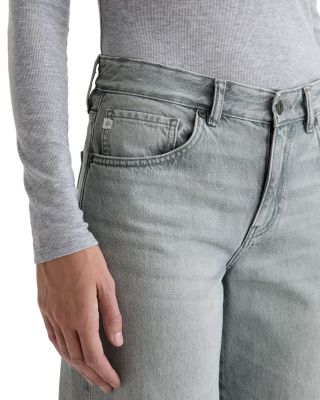 Adria Low Rise Wide Leg Jeans in Al Fresco