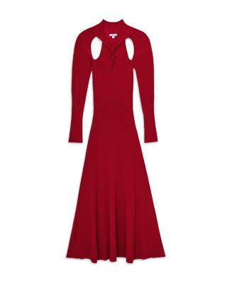 Cutout Knitted Maxi Dress