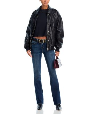 Cara Low Rise Bootcut Jeans in Roxbury