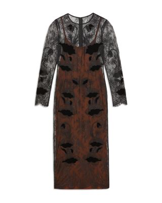 Lulu Lace Detail Midi Dress