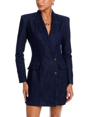 Kylan Double Breasted Denim Blazer Dress