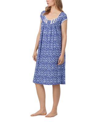 Cap Sleeve Floral Waltz Nightgown