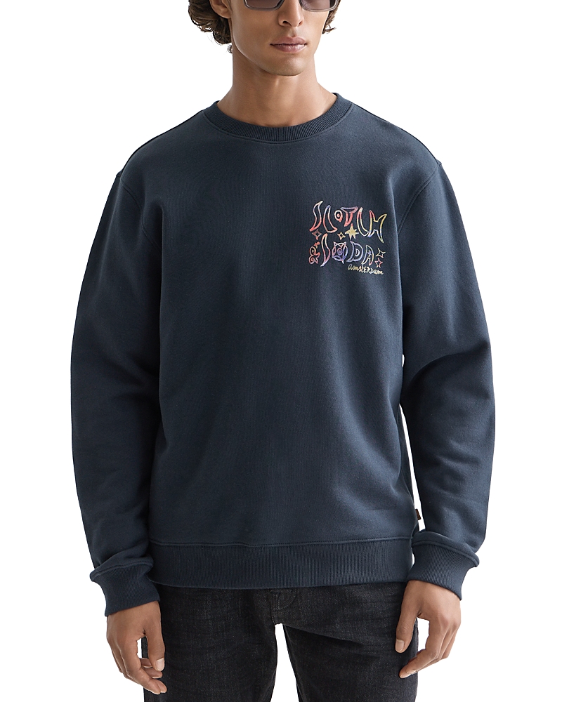Scotch & Soda Graphic Print Sweatshirt In Multi