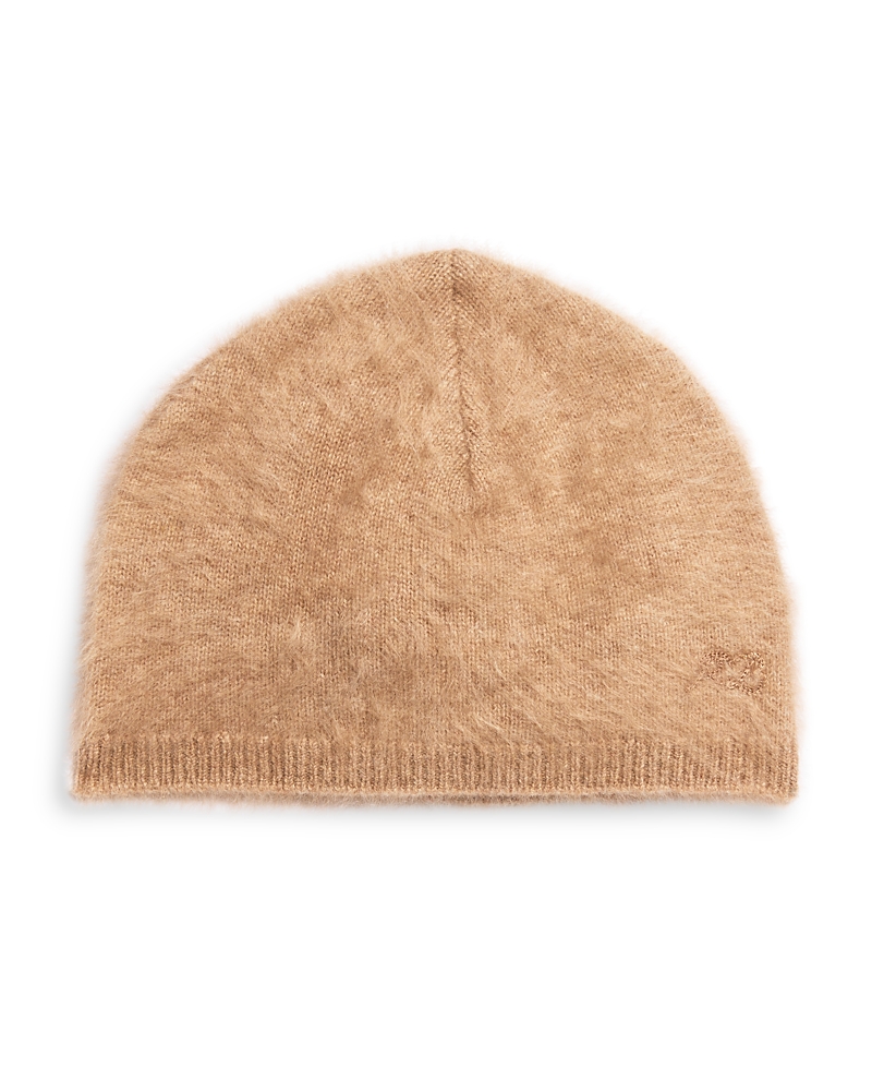 Rag & Bone Jada Brushed Cashmere Blend Beanie In Brown