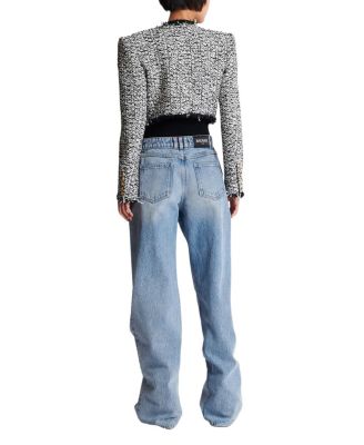  Cropped Tweed Jacket