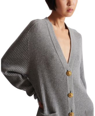  Buttoned Cashmere Cardigan