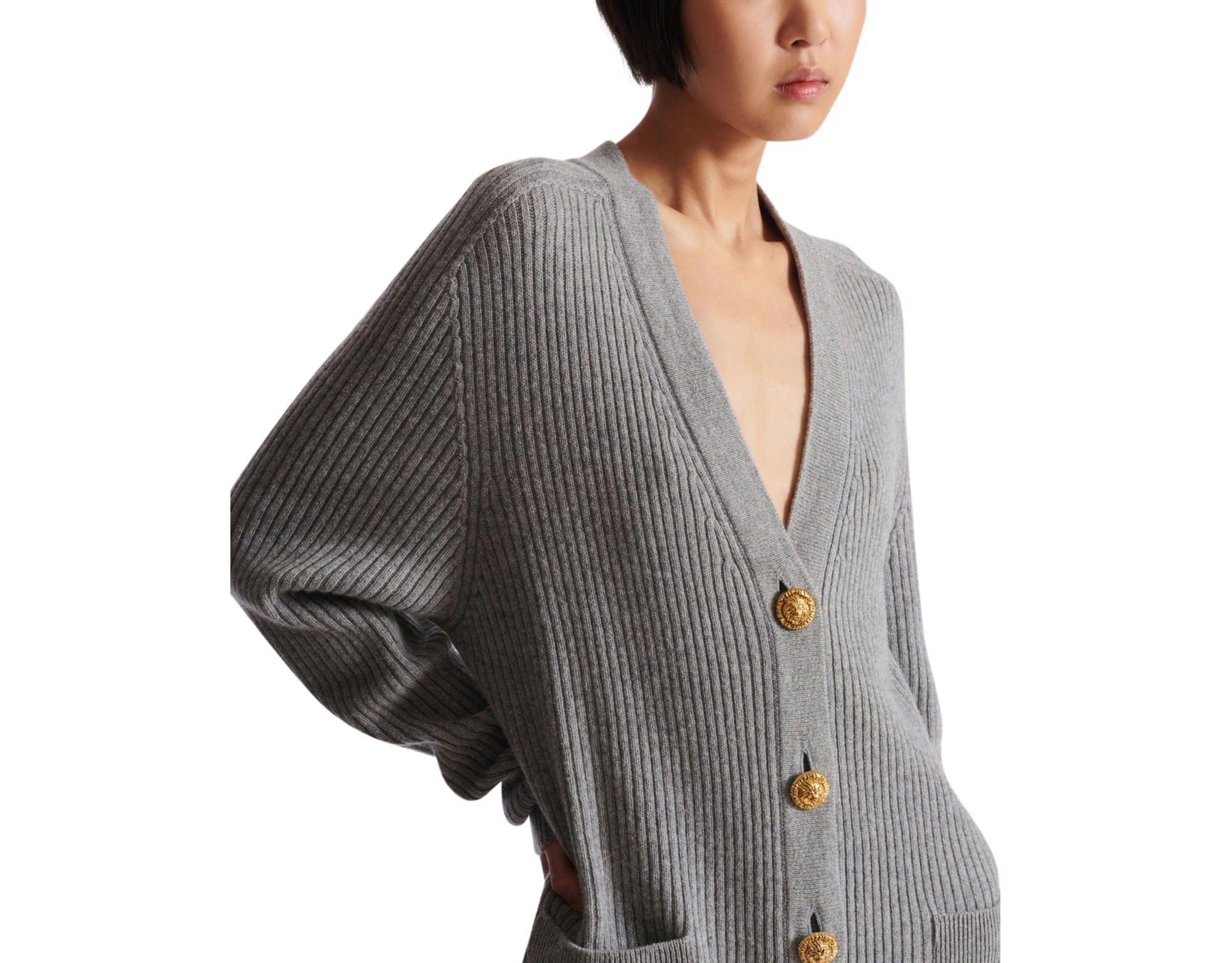 Buttoned Cashmere Cardigan — Image 5