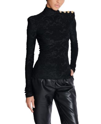  Baroque Pattern Long Sleeved Top