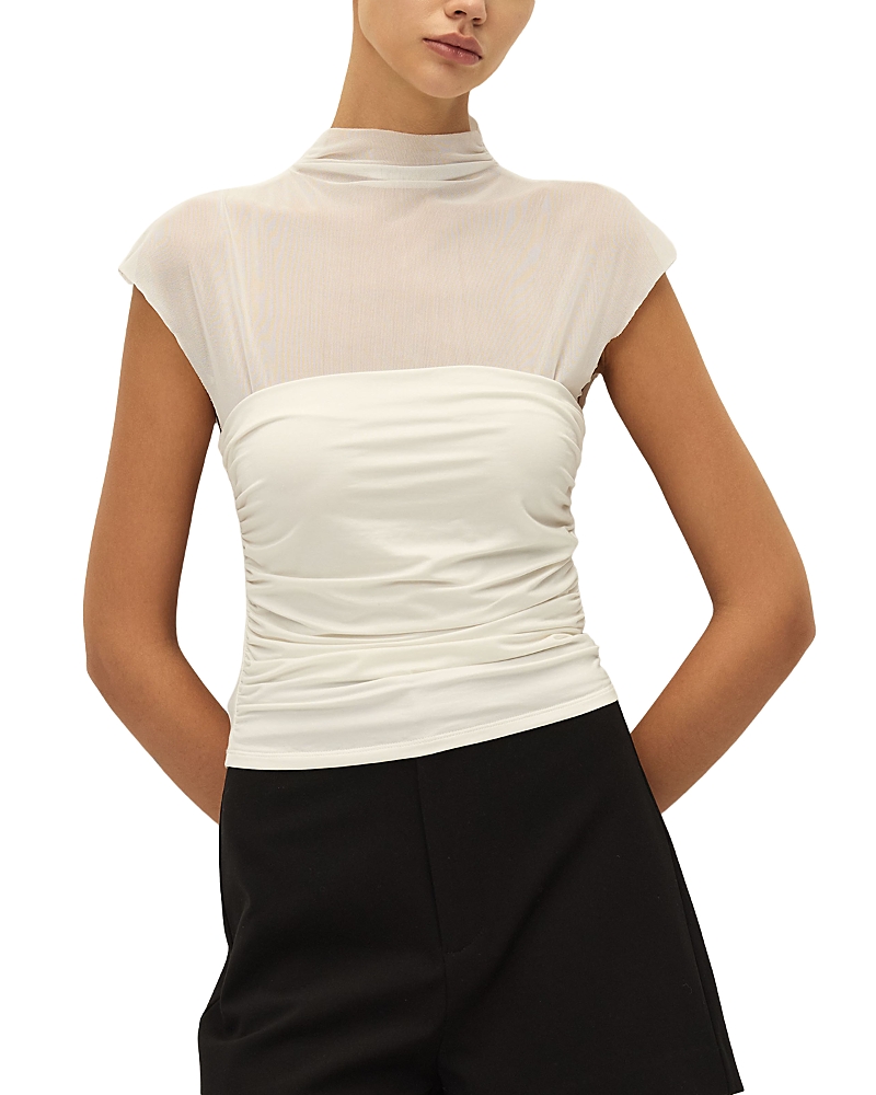 Elodie The Label Lana Mock Neck Top