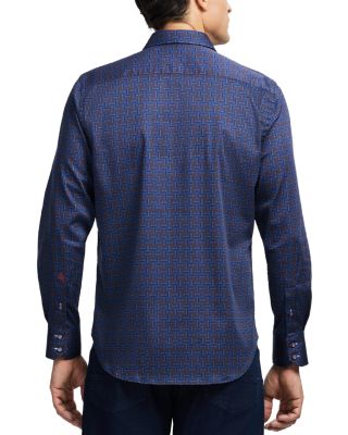 Talbot Cotton Blend Button Down Shirt