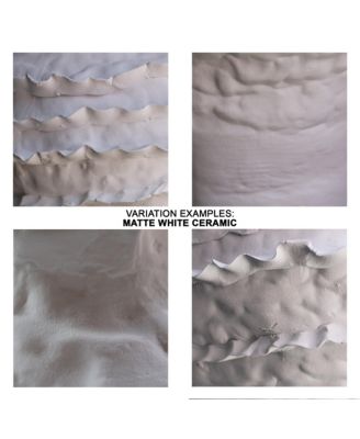 Ruffle Ceramic Decorative Vase