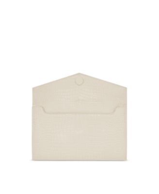  Uptown Clutch In Croc-Embossed Leather