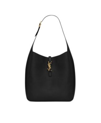 Le 5 &Agrave; 7 Supple Large Shoulder Hobo Bag in Smooth Leather