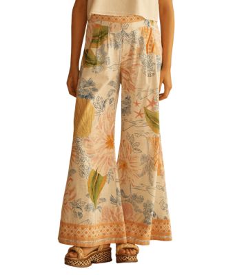 ALCIO Pleated Wide Leg Pant