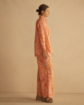 BRASILE Gathered Wide Leg Pant