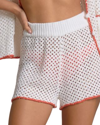 Crochet Swim Cover-Up Shorts