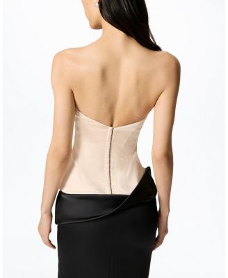  Draped Sweetheart Corset Dress