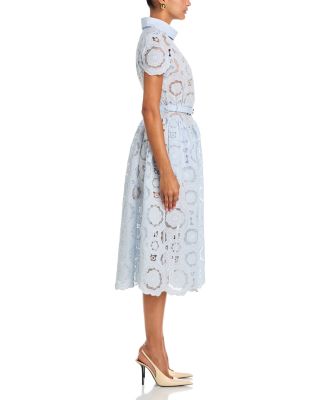 Floral Lace Midi Dress