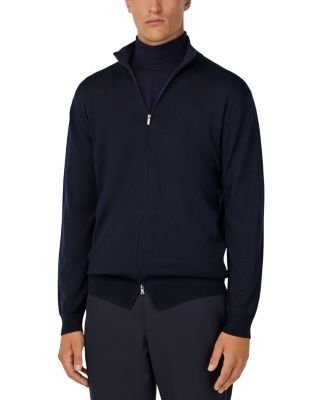 Extra Fine Merino Wool Full Zip Sweater 