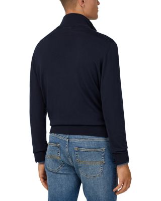 Extra Fine Merino Wool Half Zip Sweater 