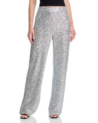 Sequin Wide Leg Pants - Exclusive