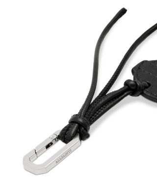 Heart Banner Leather Keyring 