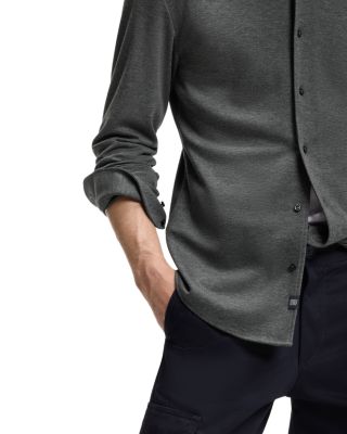 x Beckham Rudy Slim Fit Button Front Shirt