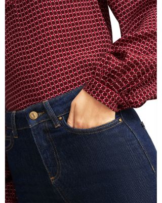 Shea Mid Rise Jeans in Indigo