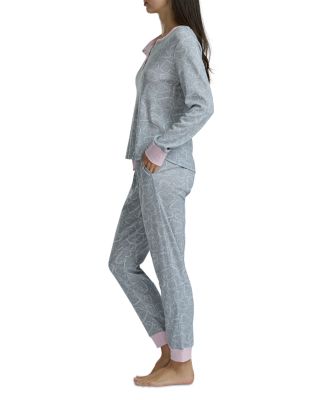 Henley Top and Joggers Pajama Set