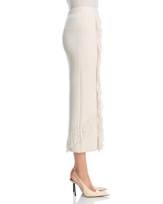 Hestia Fringed Sweater Skirt