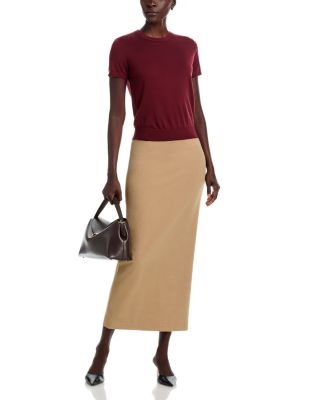 Lightweight Wool Short Sleeve Top