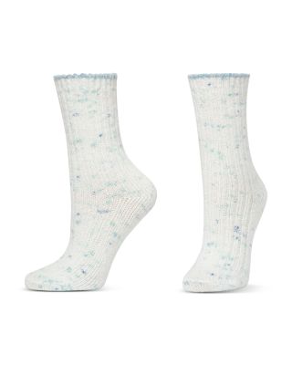 Striped Tweed Cozy Crew Sock, Pack of 2
