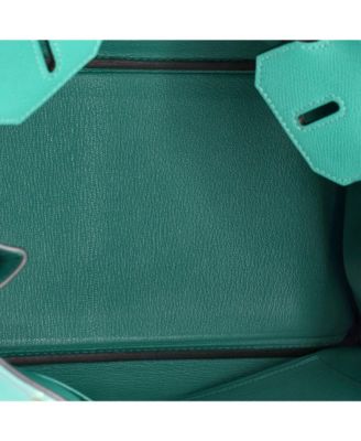  Birkin 30 Handbag Green Epsom with Gold Hardware