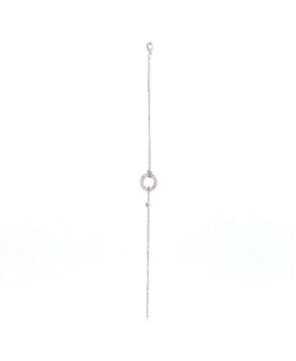  2 Diamonds Love Bracelet 18K White Gold with Diamonds