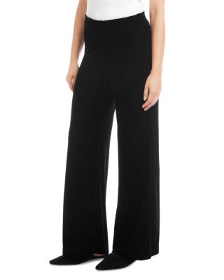 Velvet Wide Leg Pants