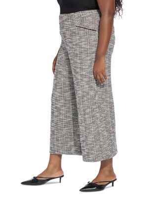 Charlotte Ankle Tweed Palazzo Pants