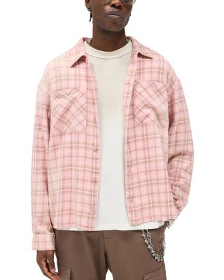 Long Sleeve Printed Button Front Shirt