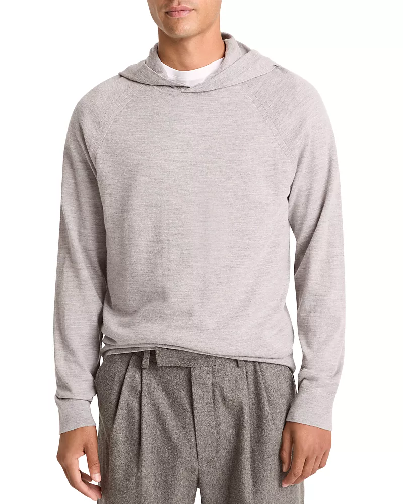 Vince Merino & Cashmere Pullover Hoodie