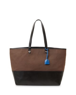 Volie Canvas & Leather Tote
