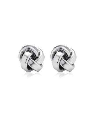  Sterling Silver Eternal Knot Studs