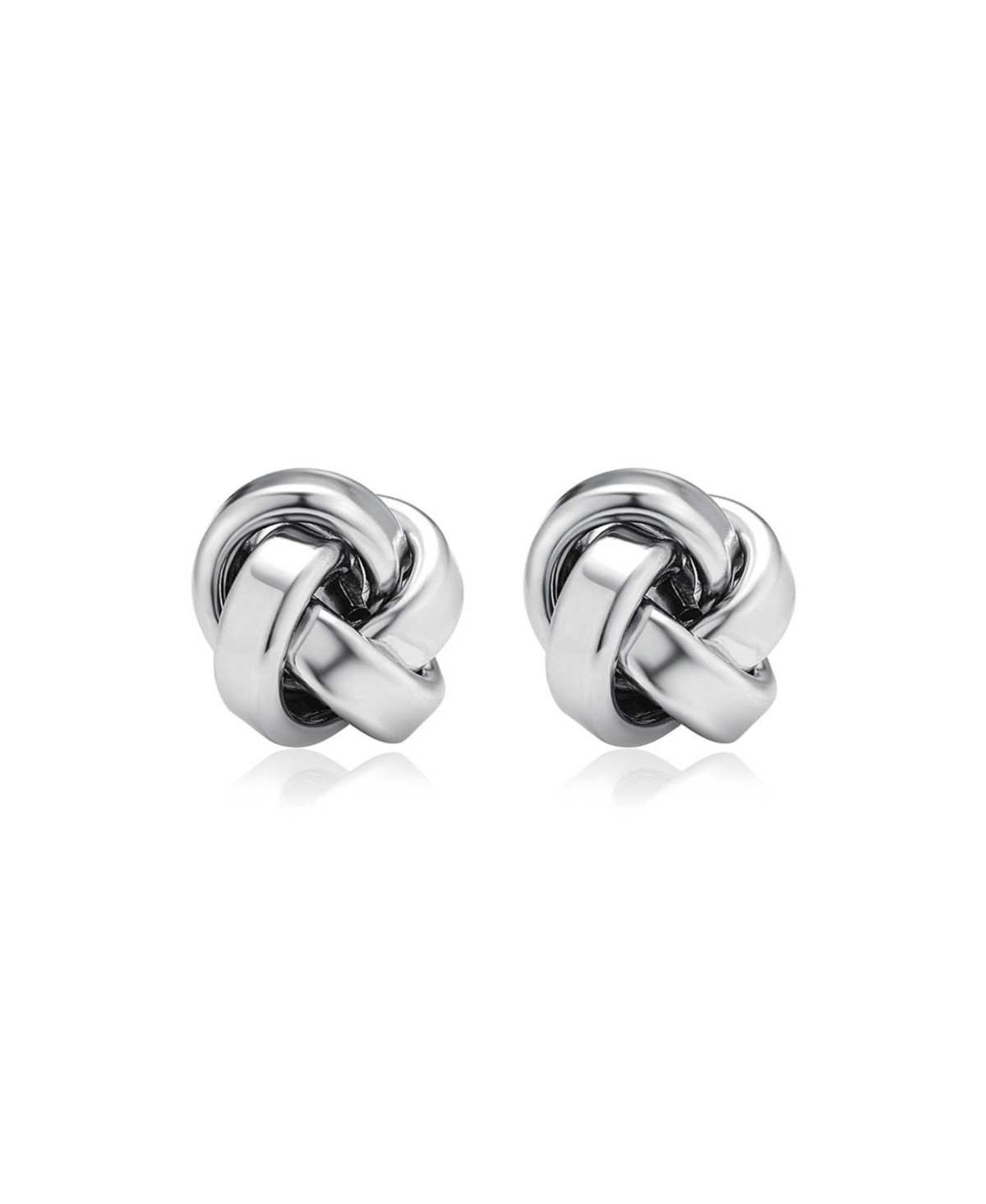 Sterling Silver Eternal Knot Studs