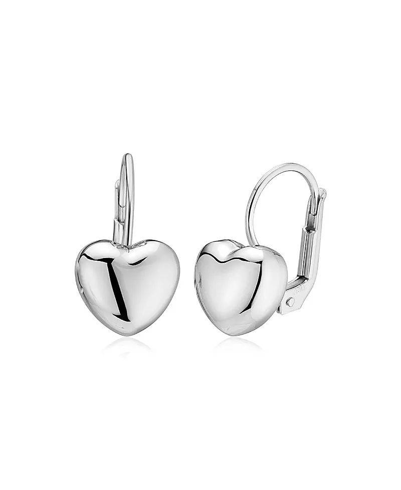 Oradina Sterling Silver Lover Drop Earrings