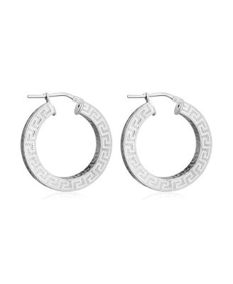  Sterling Silver Olympia Hoops