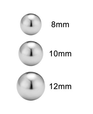  Sterling Belle of the Ball Studs